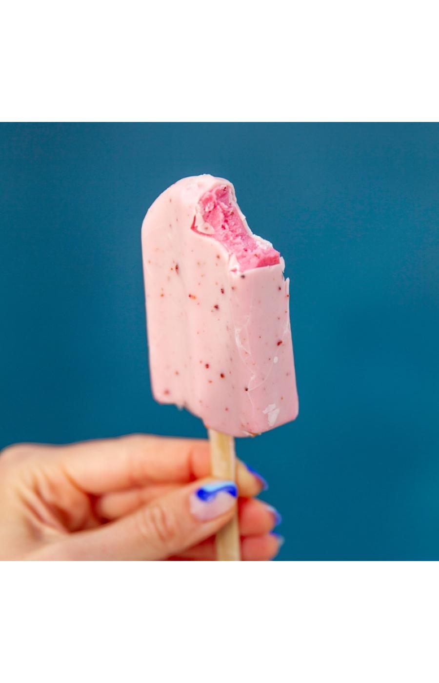 SorBabes Frozen Sorbet Bars - Strawberry Cream; image 2 of 4