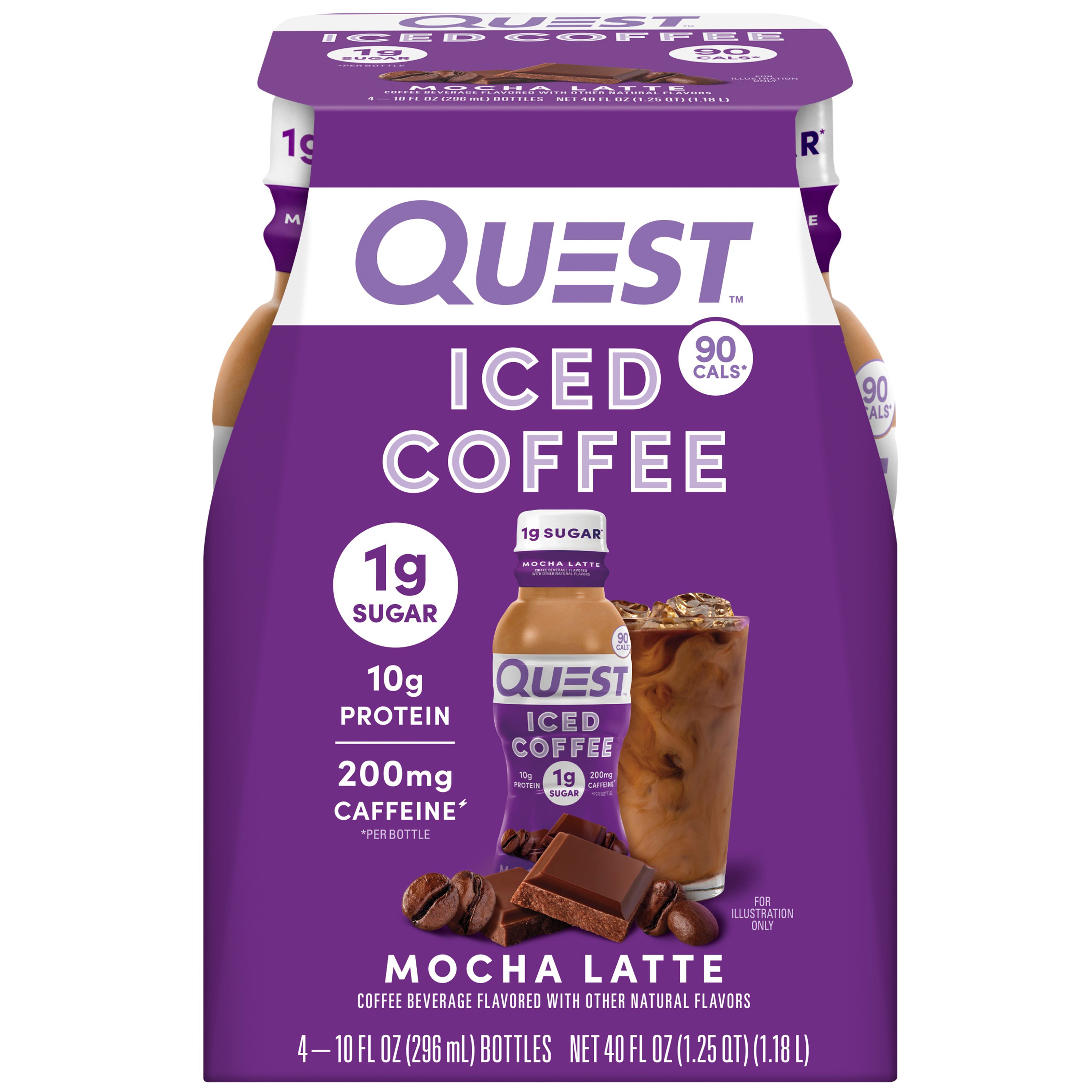 Quest Iced Coffee Protein Drink Mocha Latte Shop Diet & fitness at