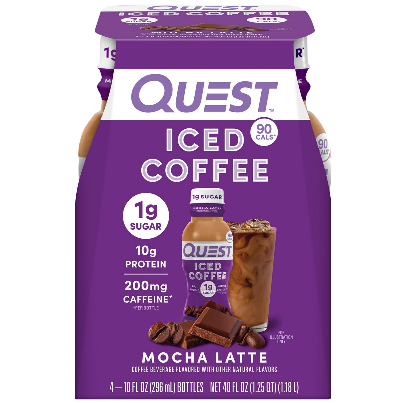 Quest  Iced Coffee Protein Drink  - Mocha Latte; image 1 of 2