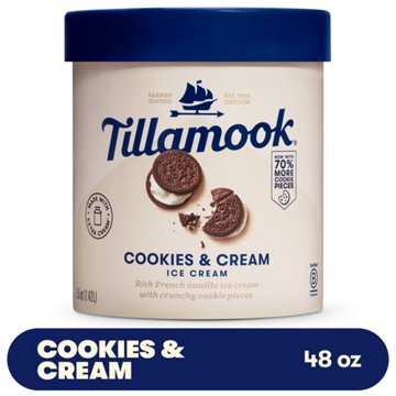 Tillamook Cookies & Cream Ice Cream