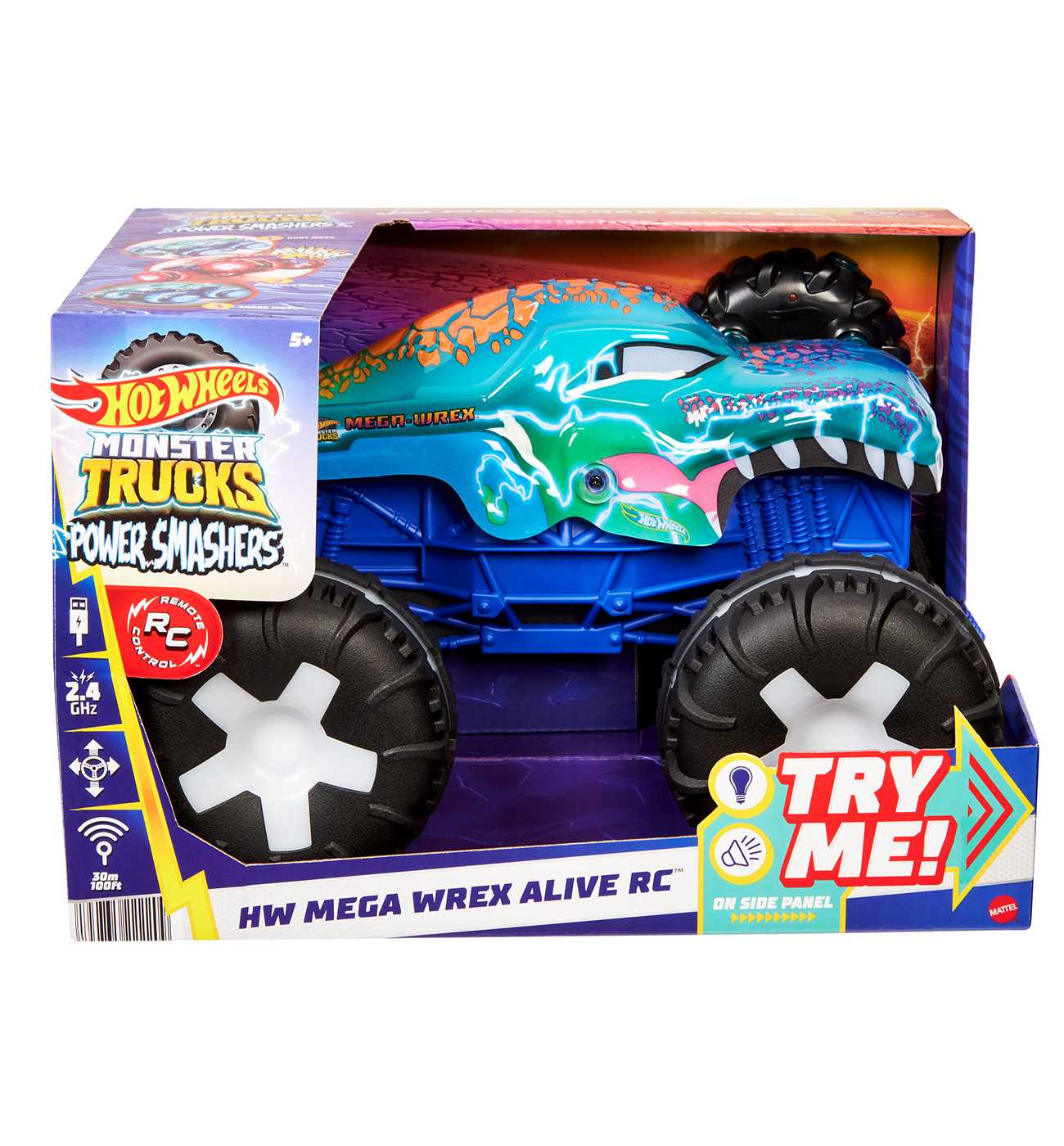 Hot Wheels Monster Trucks Mega Wrex Alive RC Car; image 1 of 3