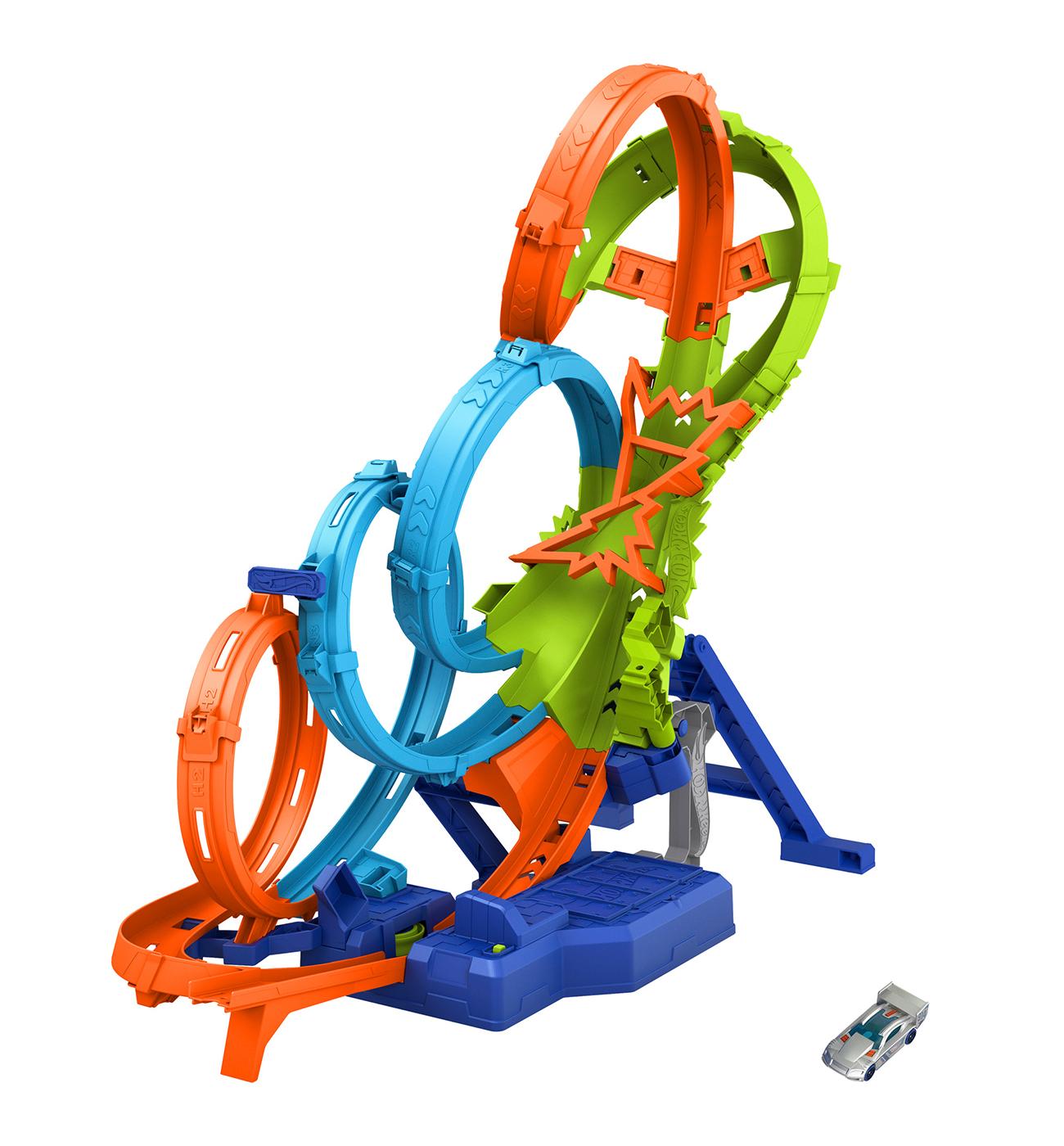 Hot Wheels Action 4-Loop Crash-Out Playset; image 3 of 3