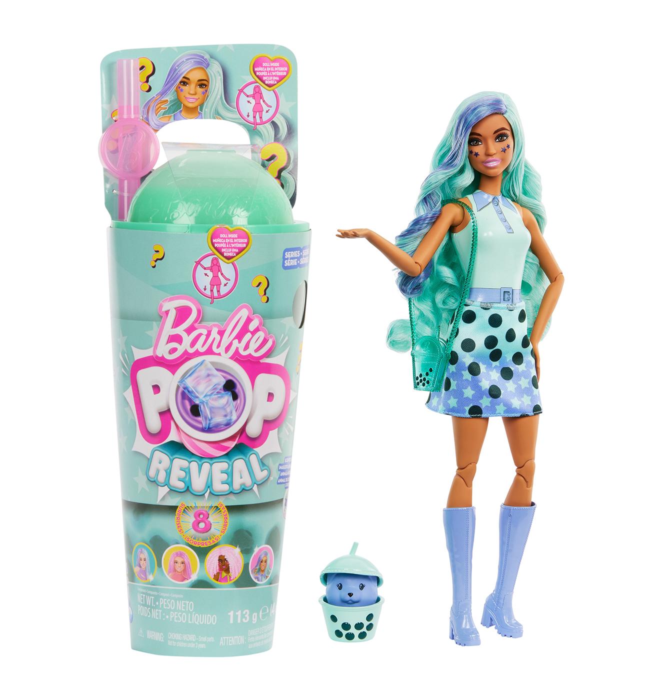 Barbie Pop Reveal Bubble Tea Series Green Tea Doll; image 1 of 3