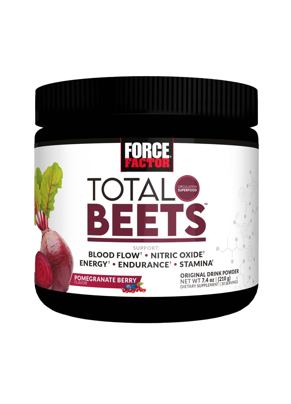 Force Factor Total Beets Drink Powder - Pomegranate Berry; image 1 of 2