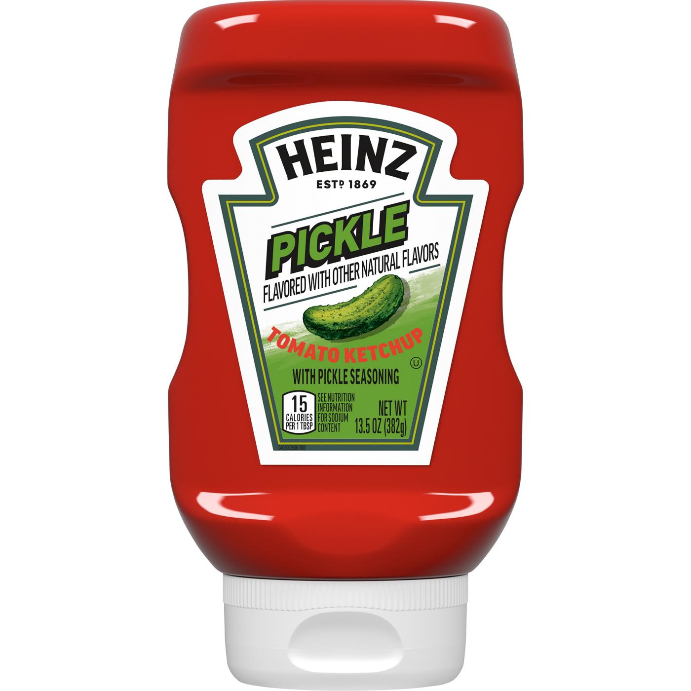 Heinz Pickle Flavored Tomato Ketchup; image 1 of 3