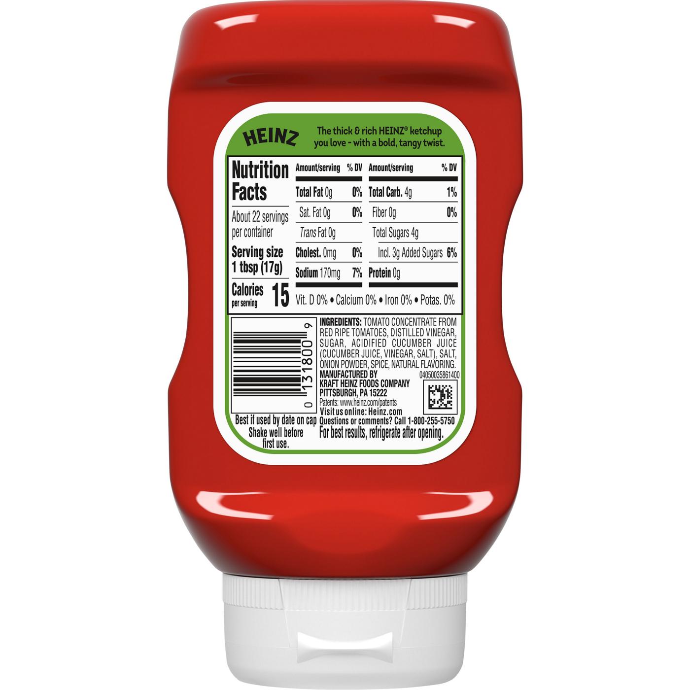 Heinz Pickle Flavored Tomato Ketchup; image 2 of 3