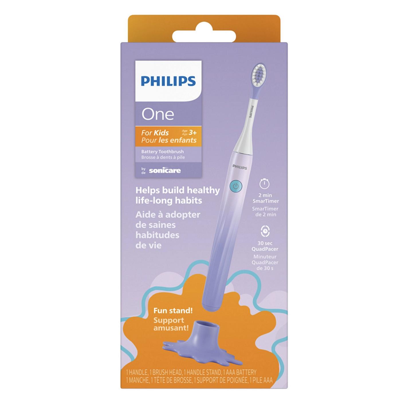 Philips One for Kids Battery Toothbrush; image 1 of 3