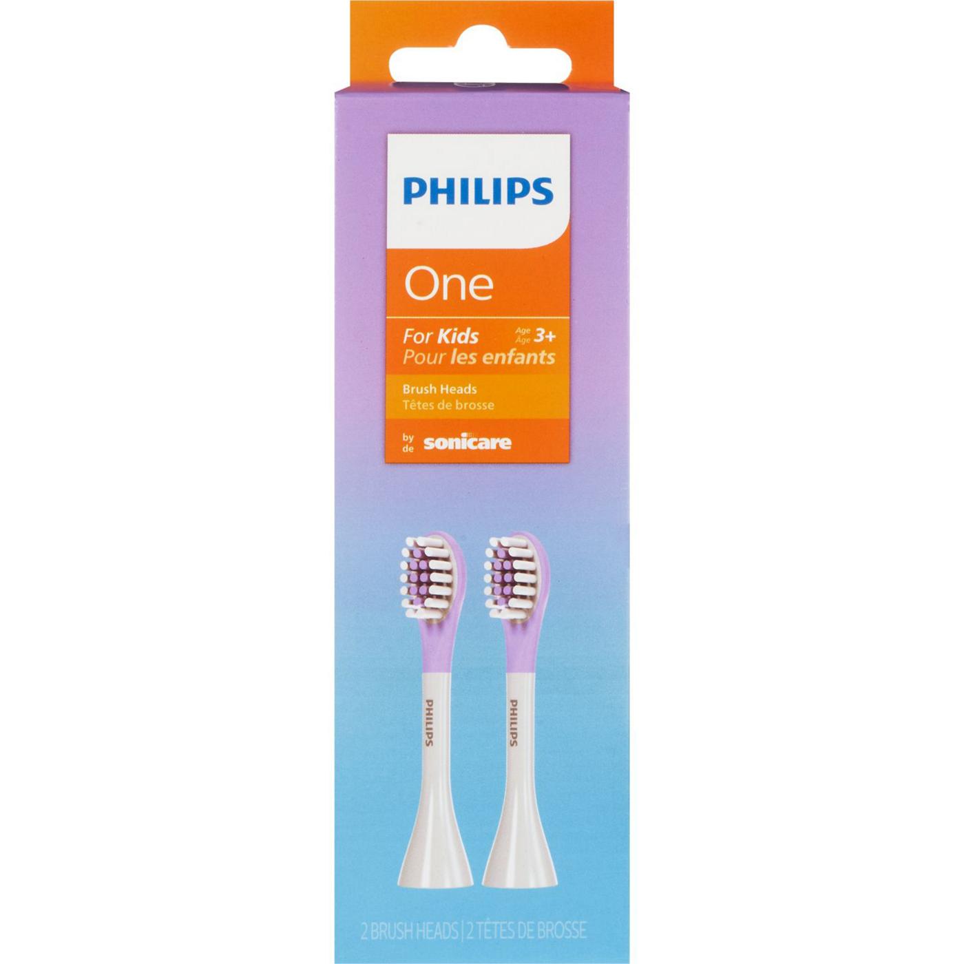 Philips One for Kids Brush Heads; image 1 of 3