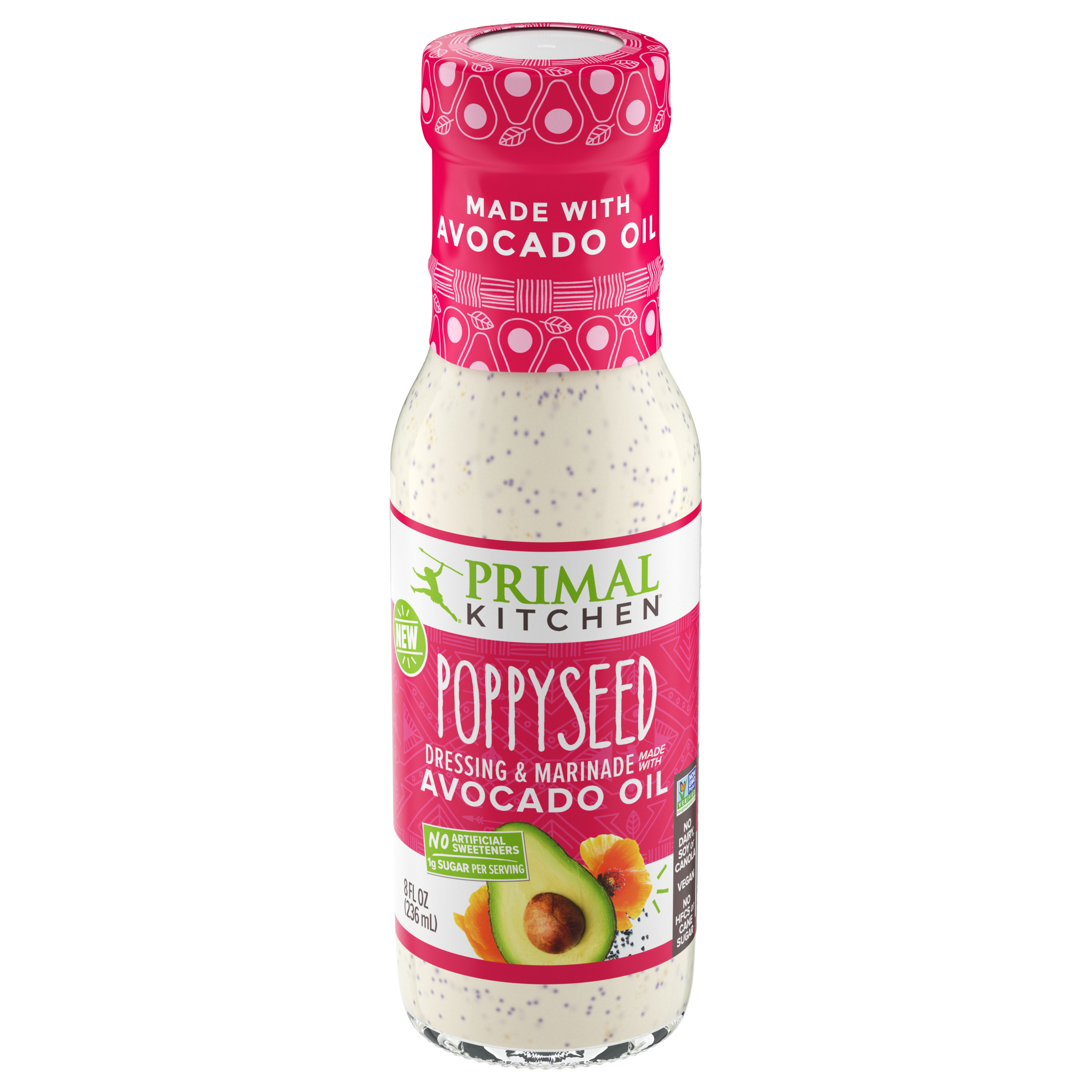 Primal Kitchen Poppy Seed Dressing with Avocado Oil - Shop Salad ...