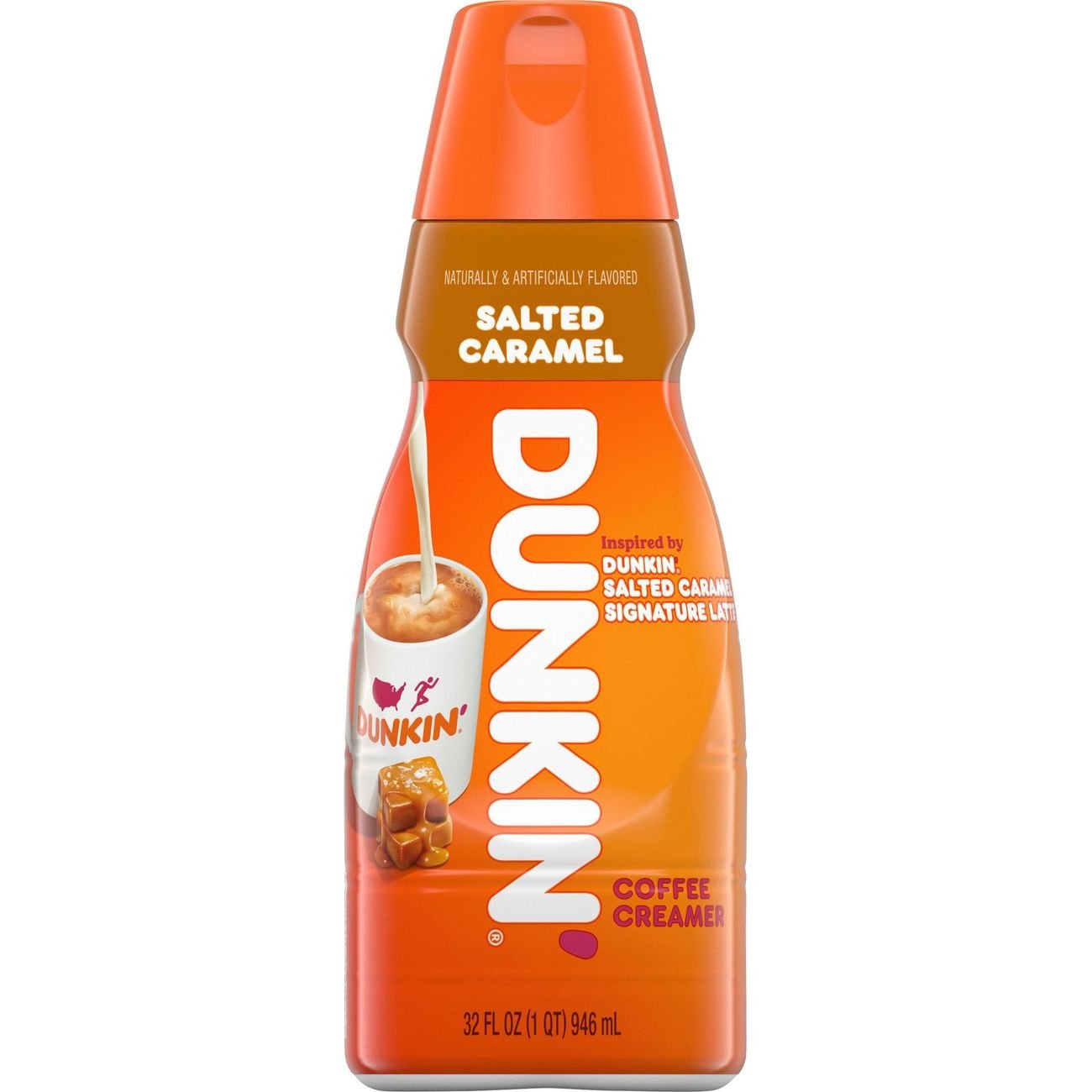 Dunkin' Liquid Coffee Creamer Salted Caramel Shop Coffee creamer at