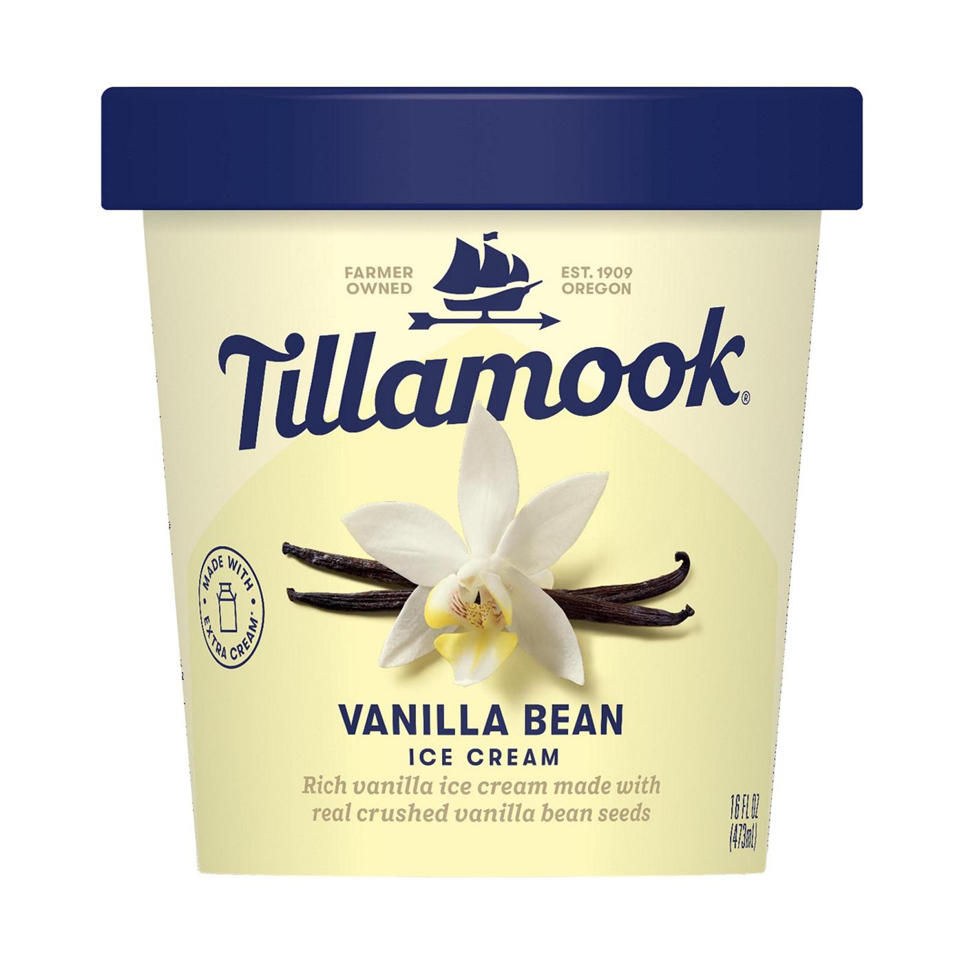 Tillamook Vanilla Bean Ice Cream; image 1 of 2