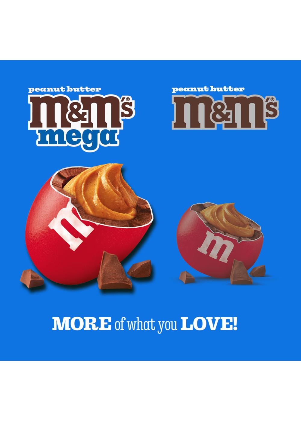 M&M'S Mega Peanut Butter Chocolate Candy - Sharing Size; image 2 of 7