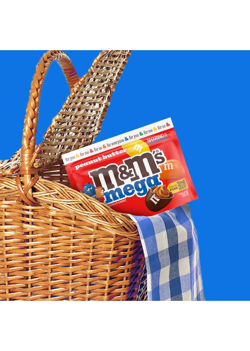 M&M'S Mega Peanut Butter Chocolate Candy - Sharing Size; image 4 of 7
