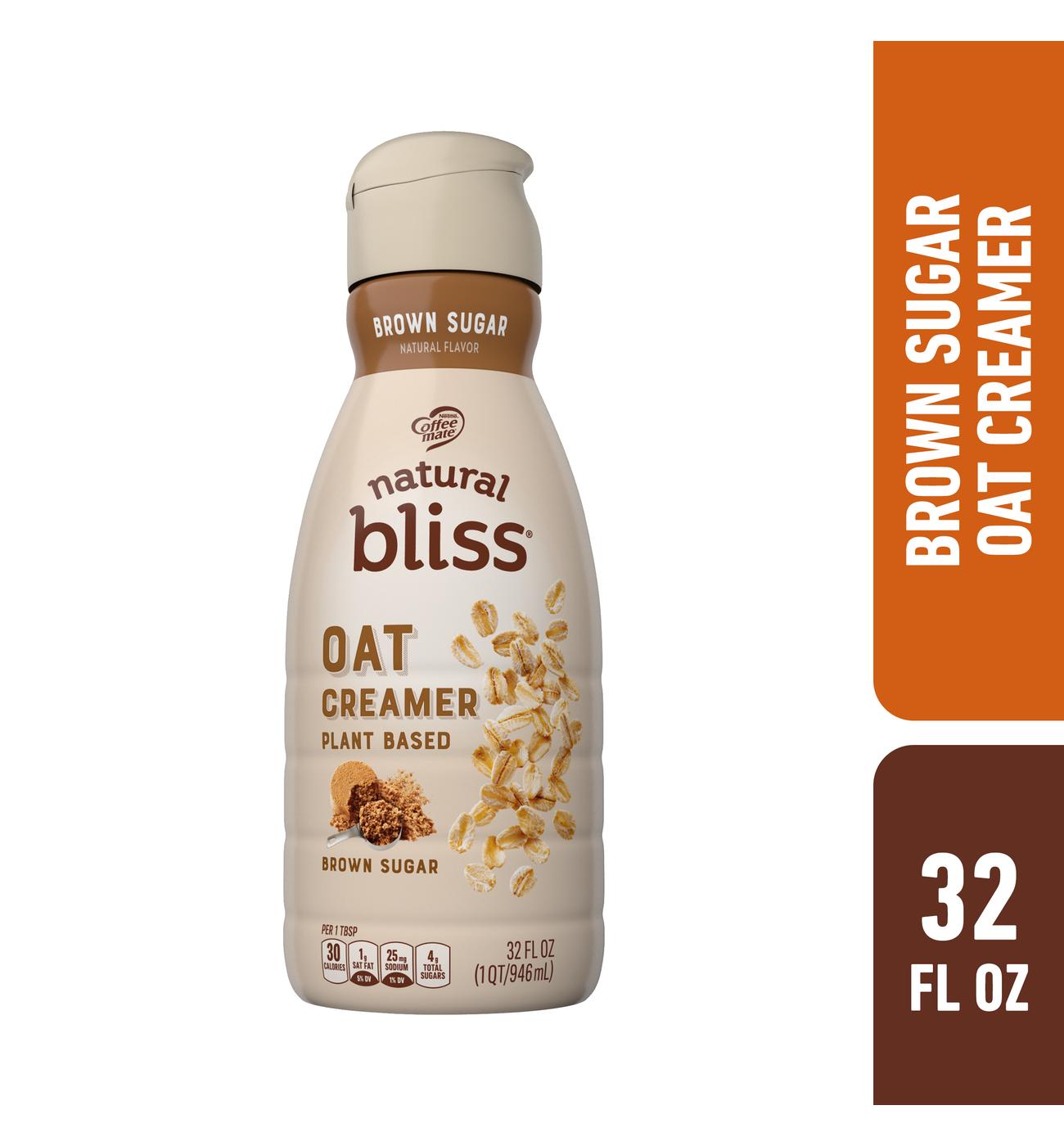 Nestle Coffee Mate Natural Bliss Oat Milk Creamer - Brown Sugar; image 4 of 6