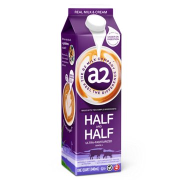 a2 Milk Half & Half, 32 oz