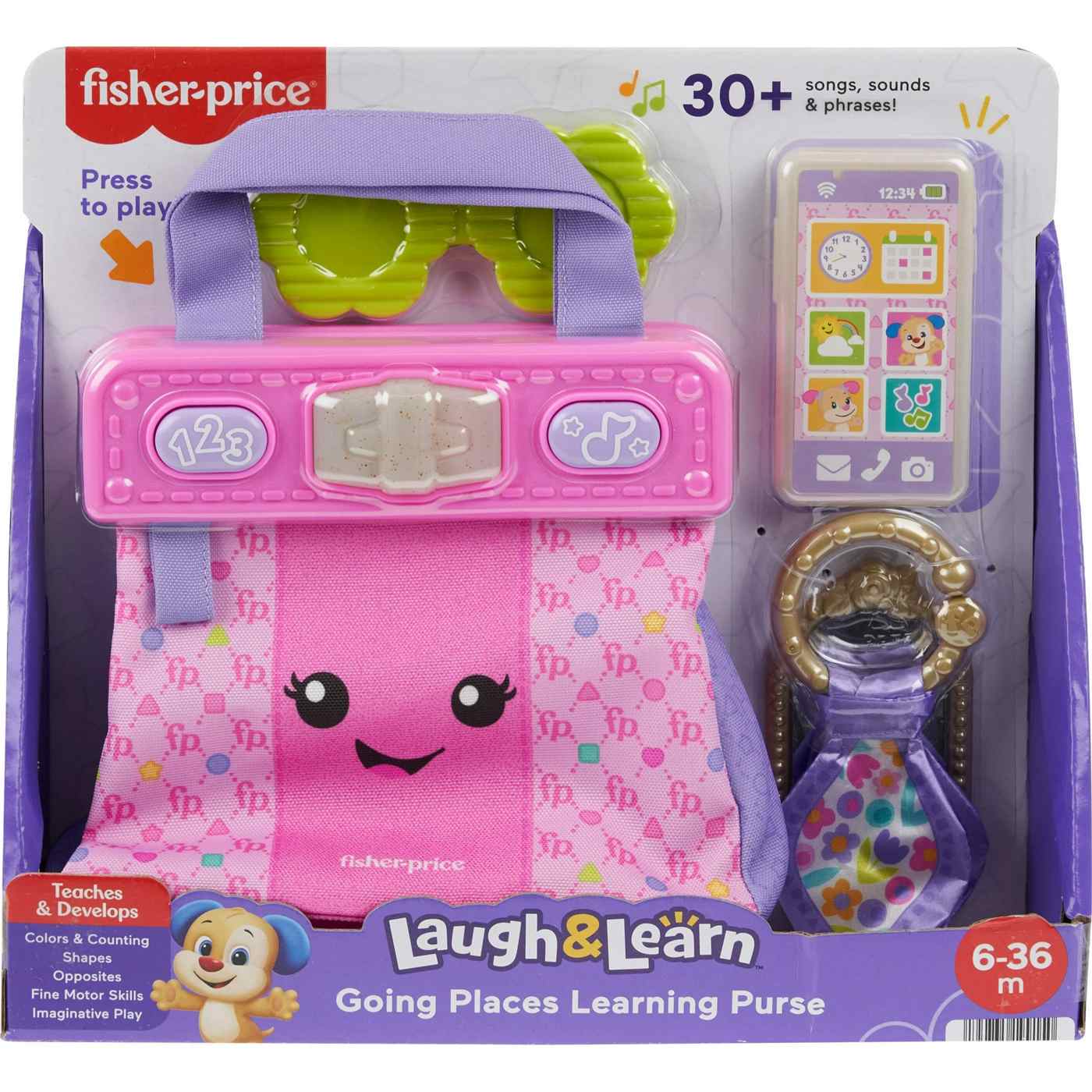 Fisher-Price Laugh & Learn Going Places Learning Purse; image 1 of 3