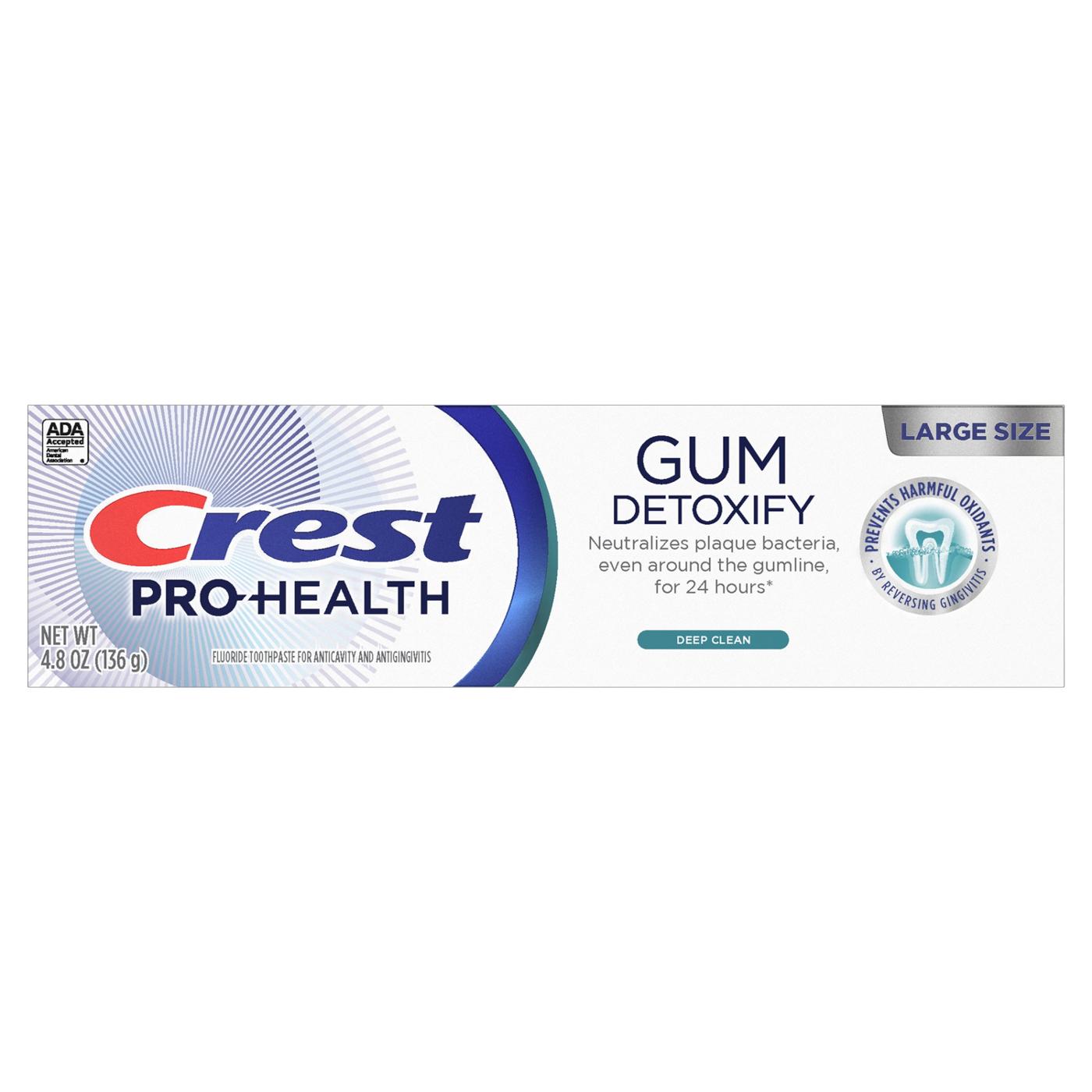 Crest Pro-Health Gum Detoxify Toothpaste - Deep Clean; image 1 of 8