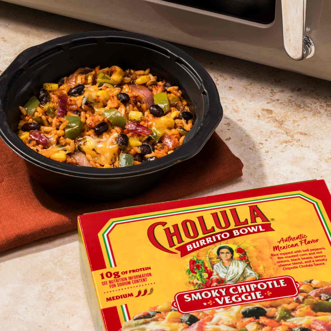 Cholula Burrito Bowl Smoky Chipotle Veggie Frozen Meal; image 5 of 9