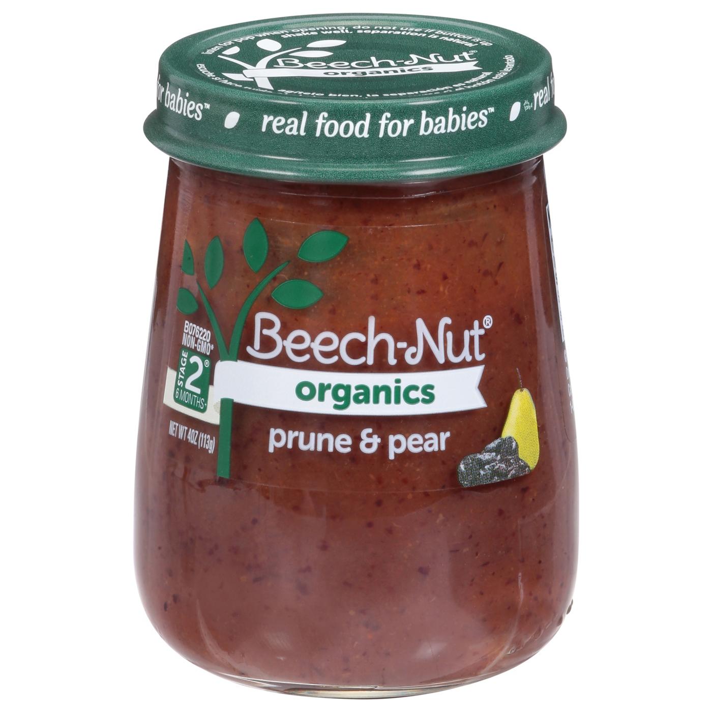 Beech-Nut Organics Stage Baby Food Prune Pear