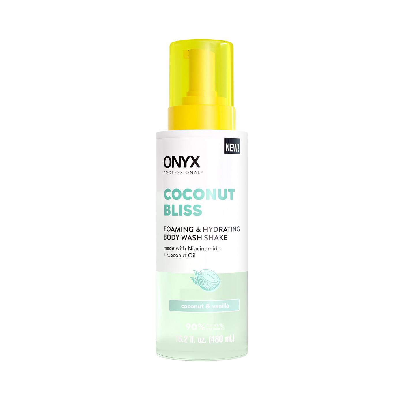 ONYX Professional Foaming & Hydrating Body Wash Shake - Coconut & Vanilla; image 1 of 4