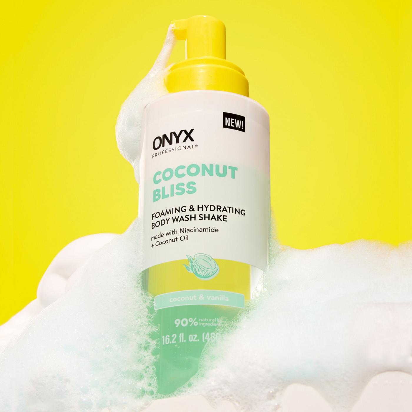 ONYX Professional Foaming & Hydrating Body Wash Shake - Coconut & Vanilla; image 2 of 4