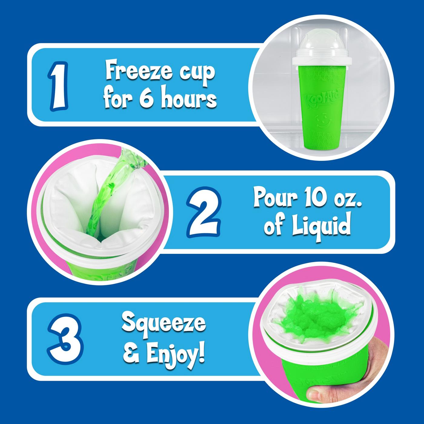 Kool-Aid Squeezy Slush Cup - Green; image 2 of 5