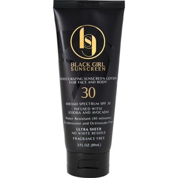 Black Girl Sunscreen Moisturizing Sunscreen Lotion Broad Spectrum SPF30, 3 oz