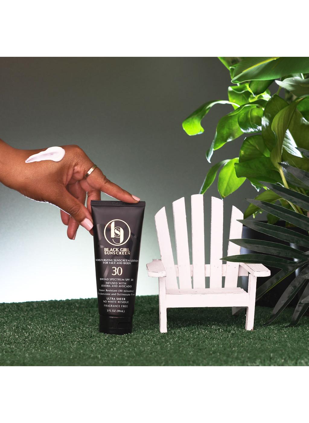 Black Girl Sunscreen Moisturizing Sunscreen Lotion Broad Spectrum SPF30; image 5 of 5