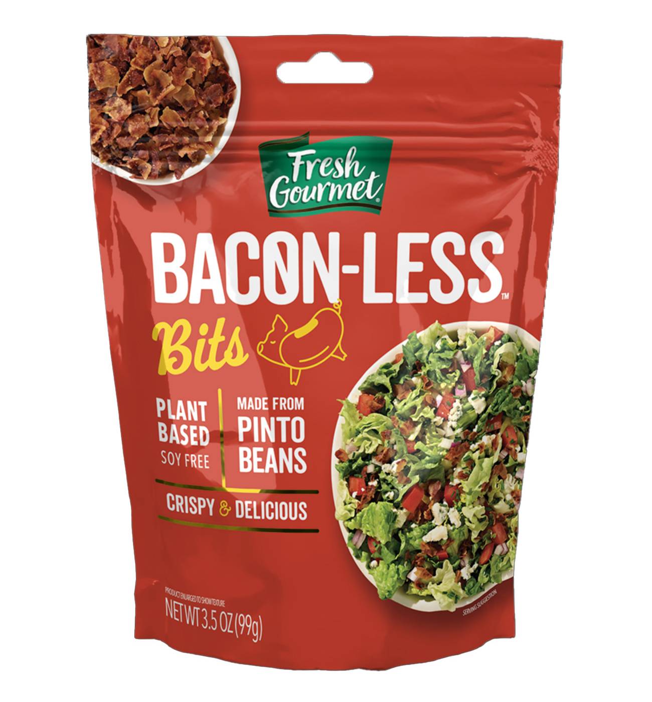 Fresh Gourmet Fresh Gourmet Bacon-Less Bits; image 1 of 2