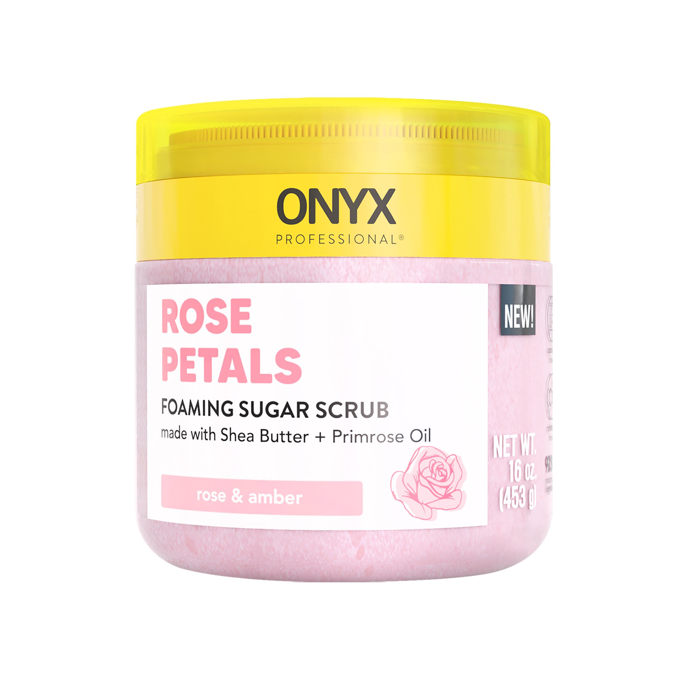 ONYX Professional Foaming Sugar Scrub - Rose & Amber - Shop Body scrubs ...