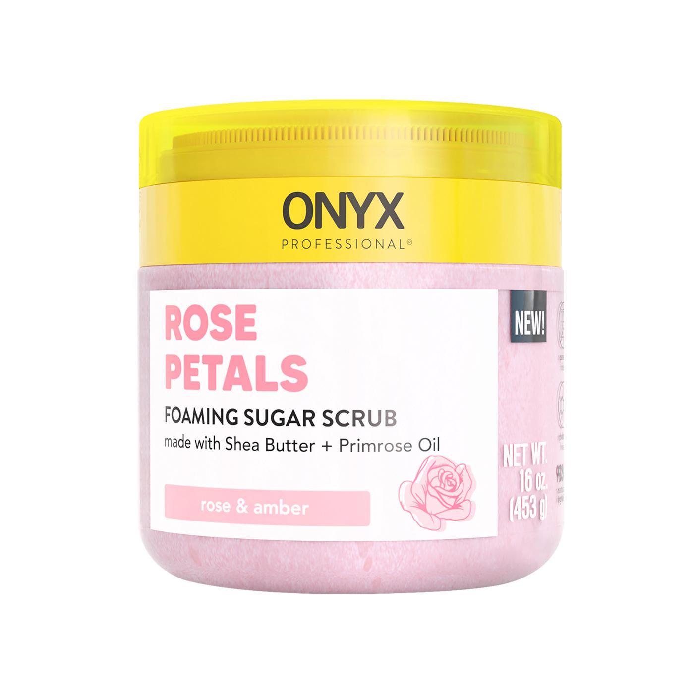 ONYX Professional Foaming Sugar Scrub - Rose & Amber; image 1 of 3