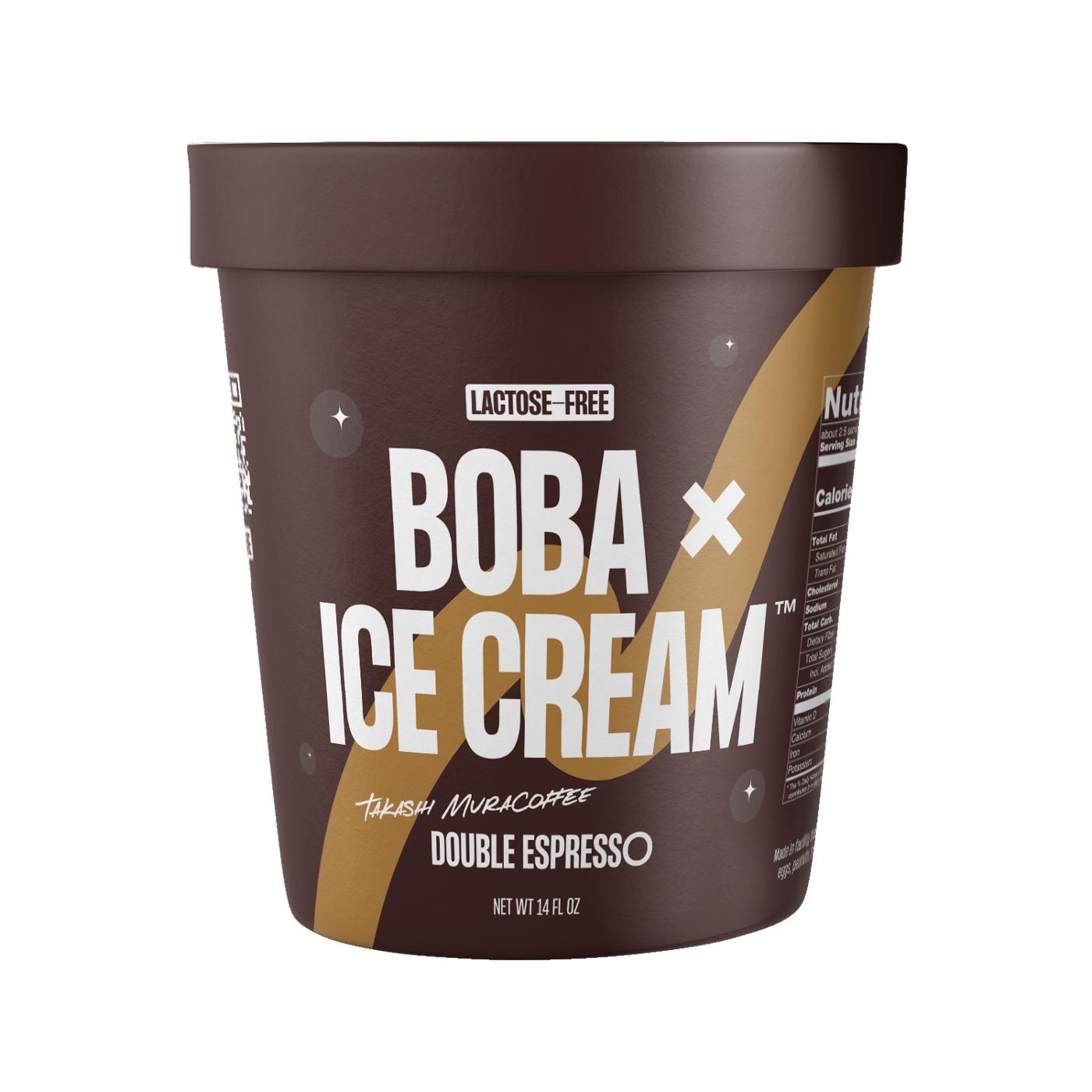 Boba X Ice Cream Lactose-Free Double Espresso; image 1 of 3