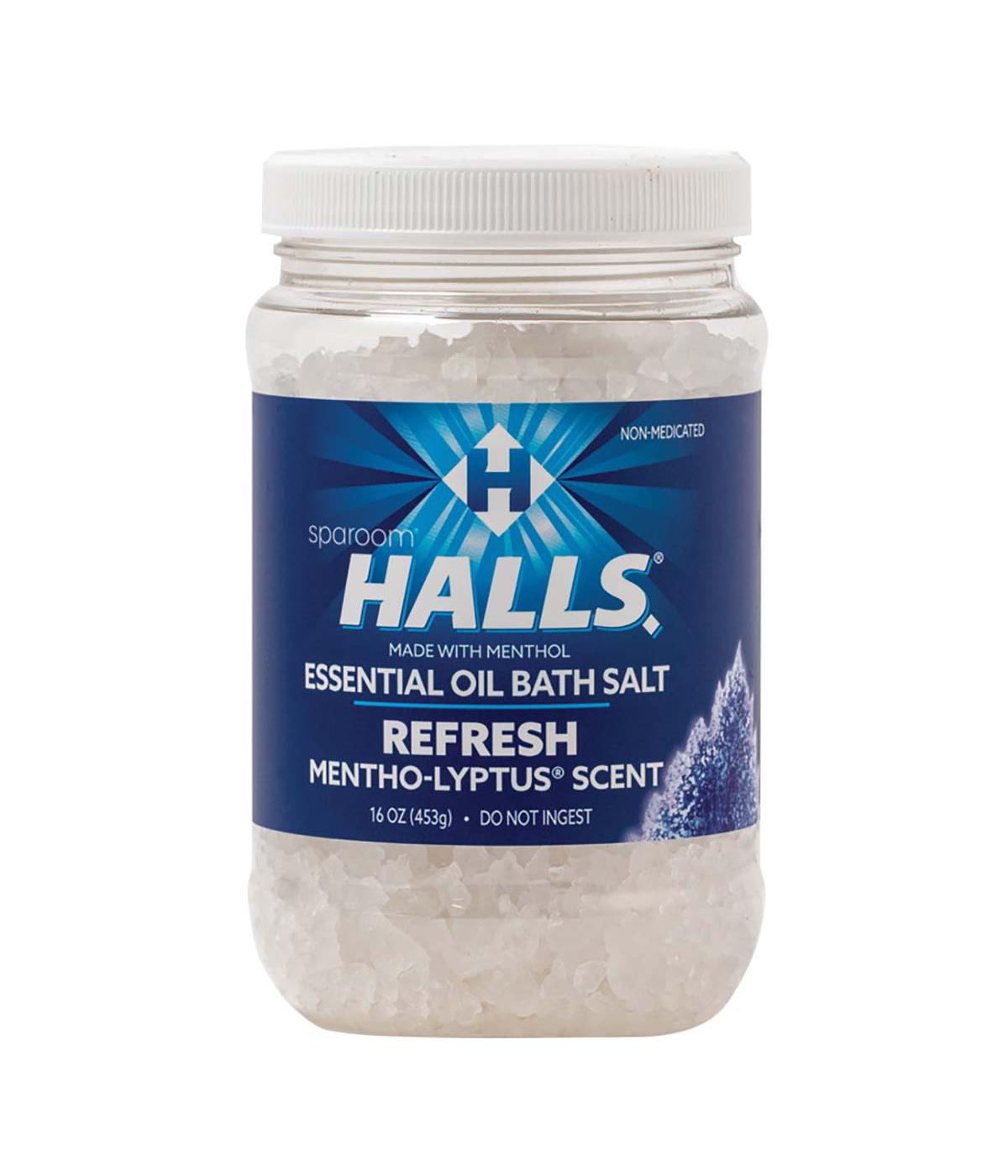 Halls Refresh Essential Oil Bath Salt - Mentho-Lyptus; image 1 of 3