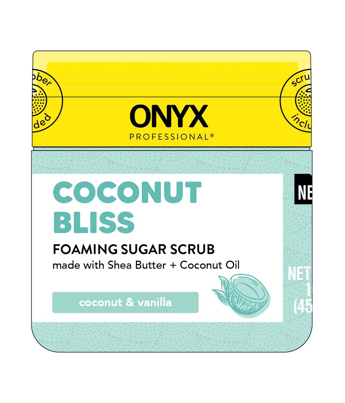 ONYX Foaming Sugar Scrub - Coconut & Vanilla; image 1 of 2