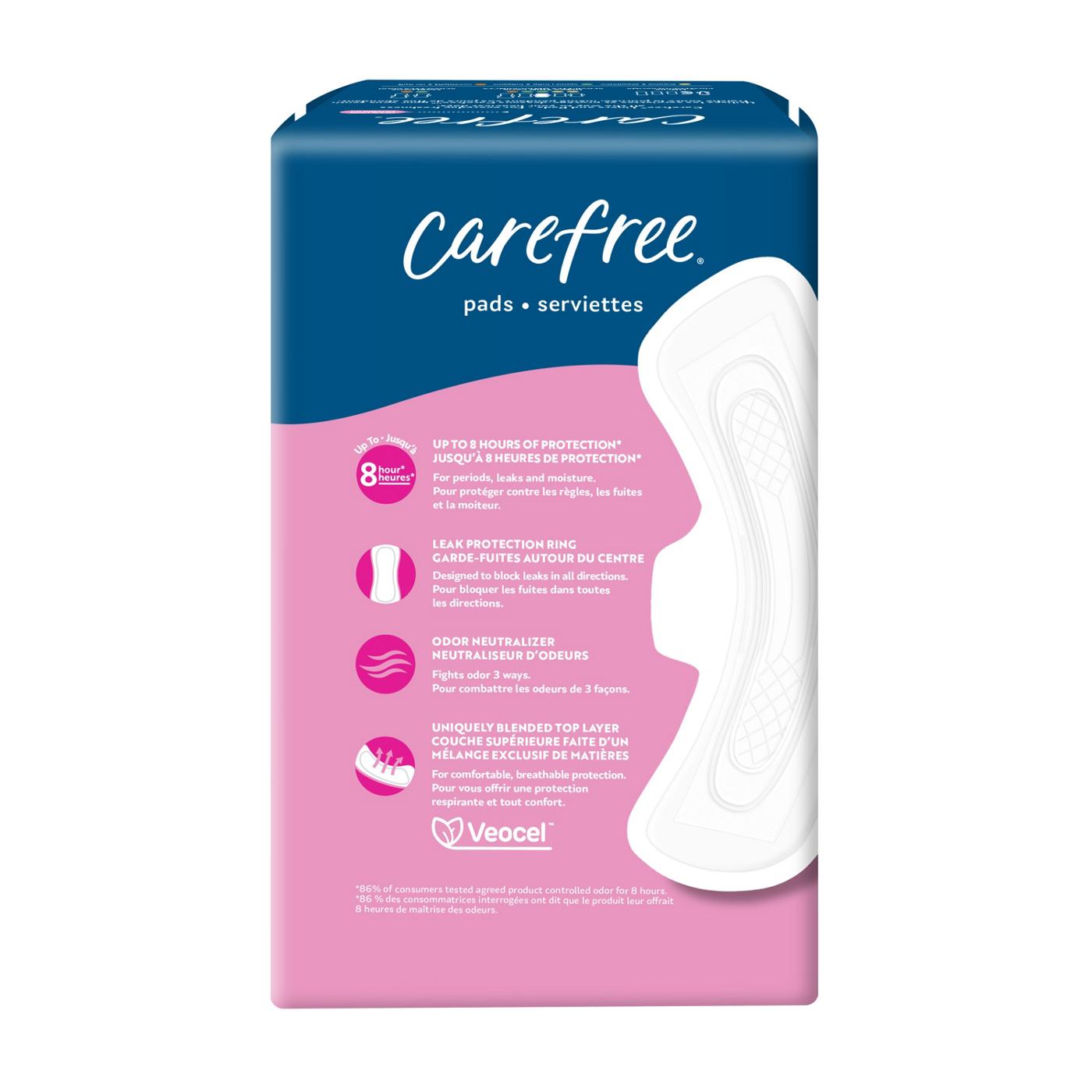 Carefree Ultra Thin Super Long Pads With Wings; image 8 of 8
