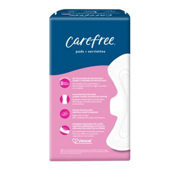 Carefree Ultra Thin Regular Pads With Wings