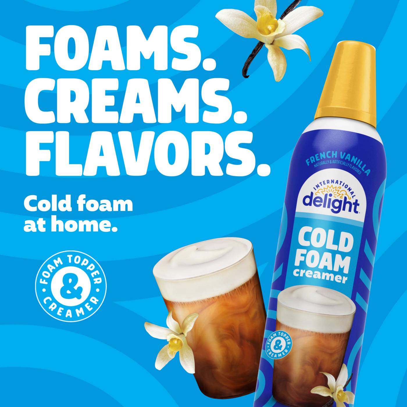 International Delight Cold Foam Coffee Creamer, French Vanilla; image 7 of 9