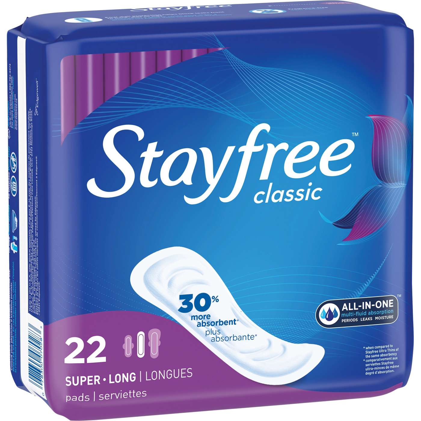 Stayfree Classic Pads, Super Long without Wings; image 2 of 2