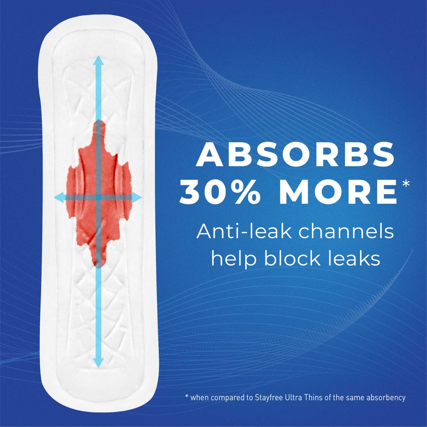 Stayfree Classic Pads - Super Long without Wings; image 8 of 10