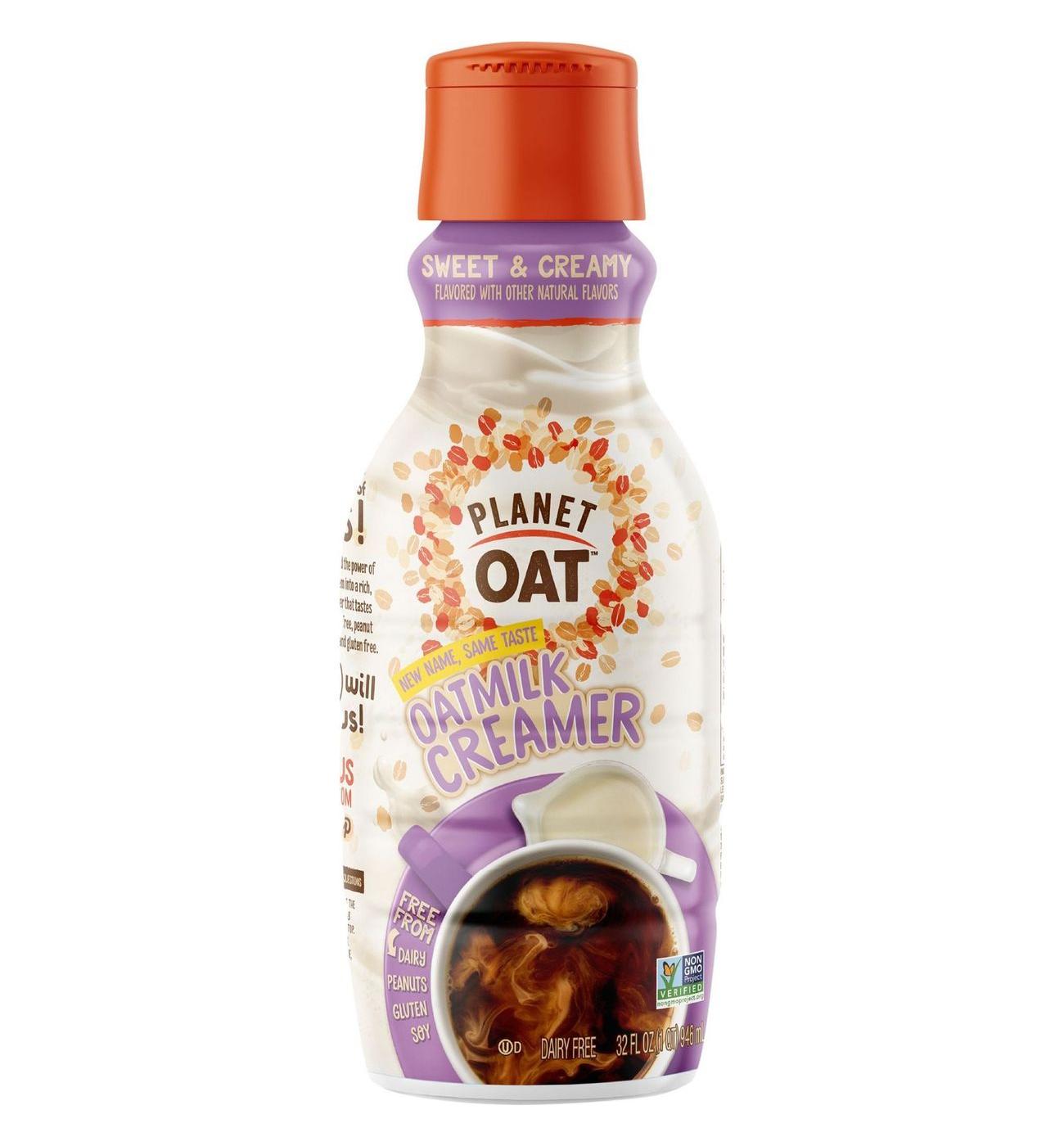 Planet Oat Dairy Free Oat Milk Liquid Coffee Creamer - Sweet & Creamy; image 1 of 3