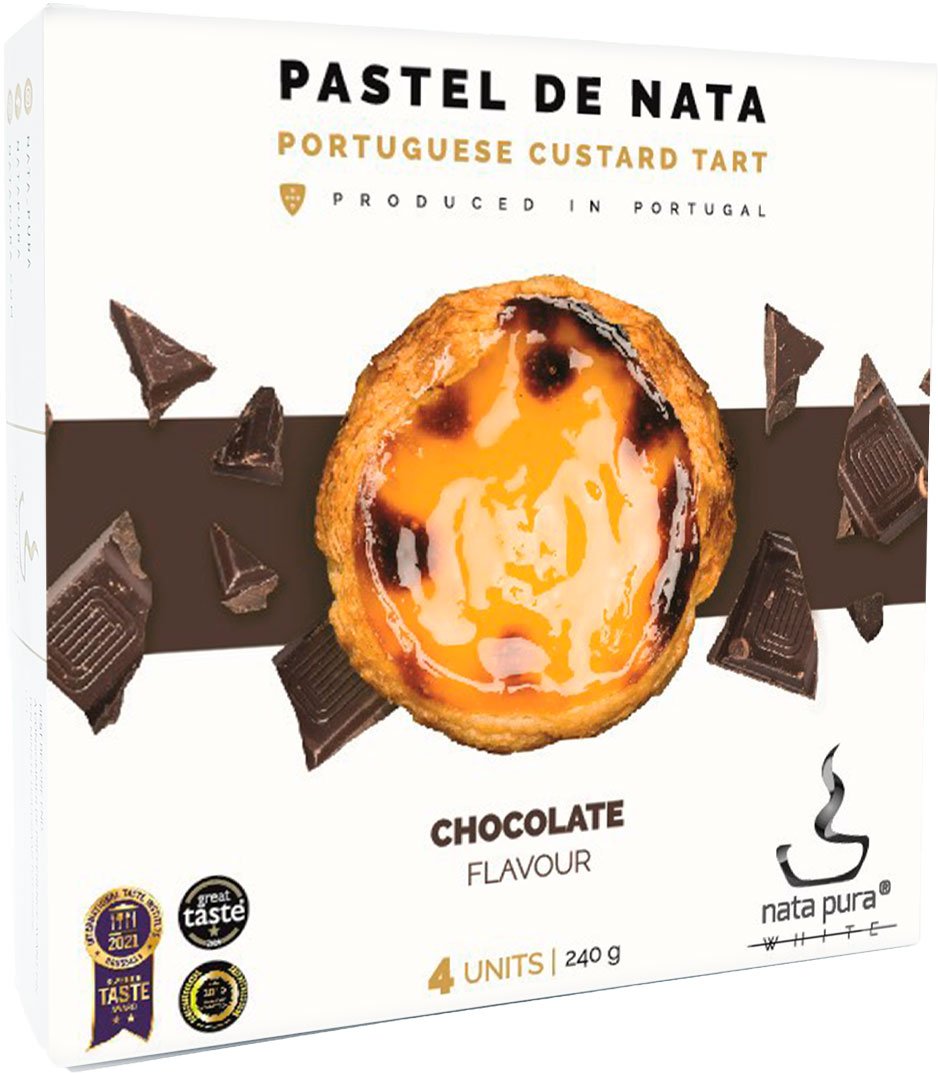 Nata Pura Chocolate Pastel de Nata, 4 ct | Central Market - Really Into Food