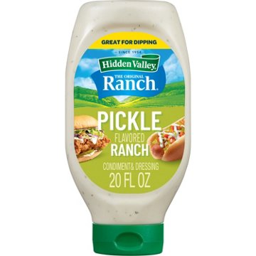 Hidden Valley Easy Squeeze Pickle Flavored Ranch Topping and Dressing