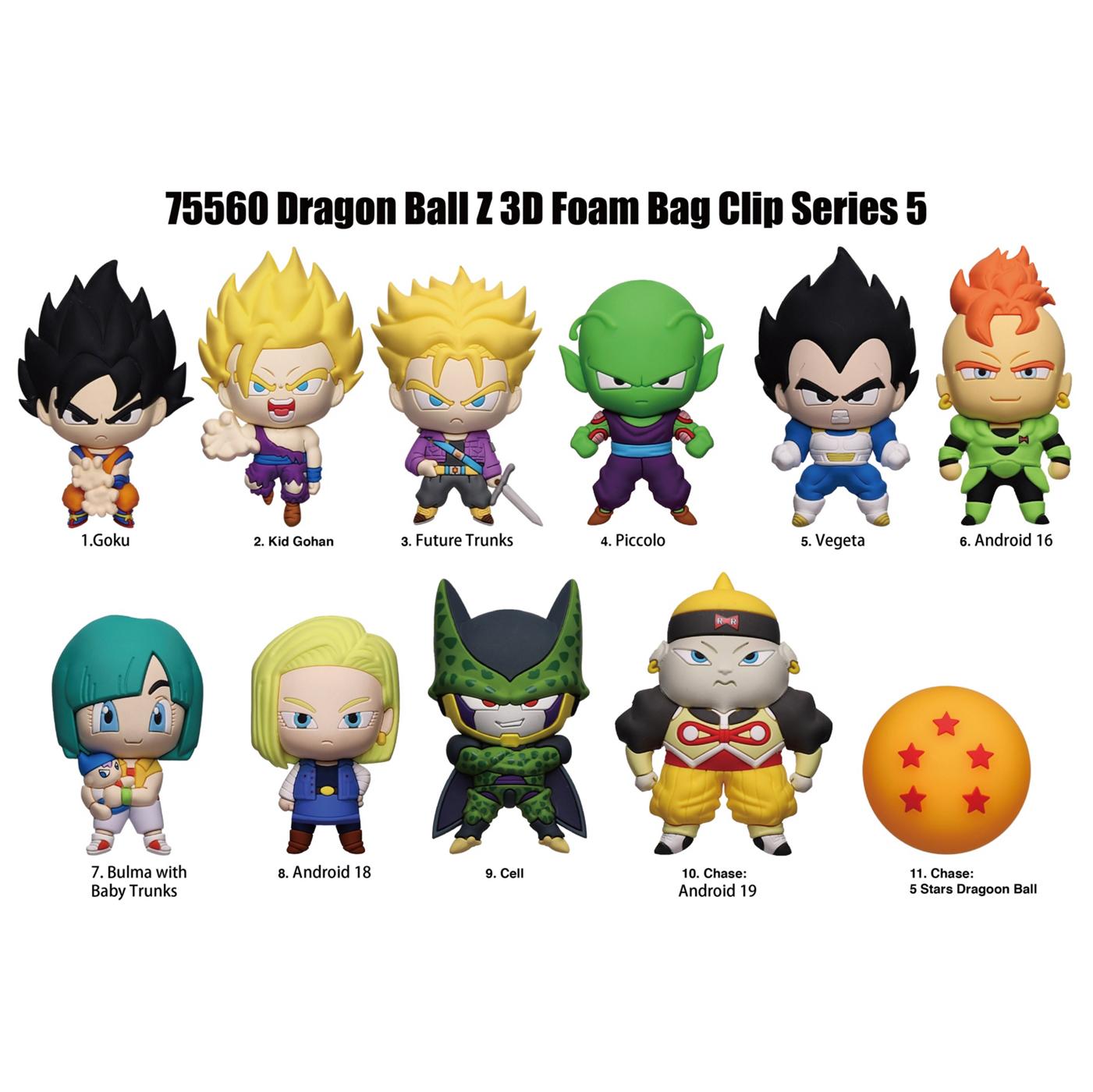 Dragon Ball Z Figural Bag Clip Series 5 Shop Action Figures & Dolls