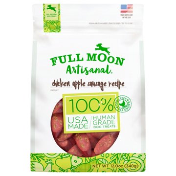 Full Moon Artisanal Chicken Apple Sausage Dog Treats