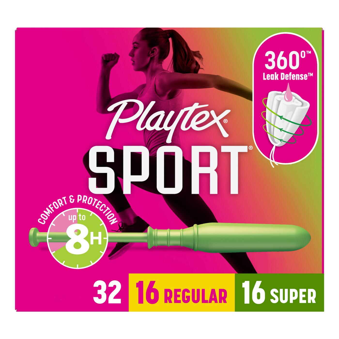 Playtex Sport Tampons Multipack - Regular & Super, Unscented; image 1 of 9