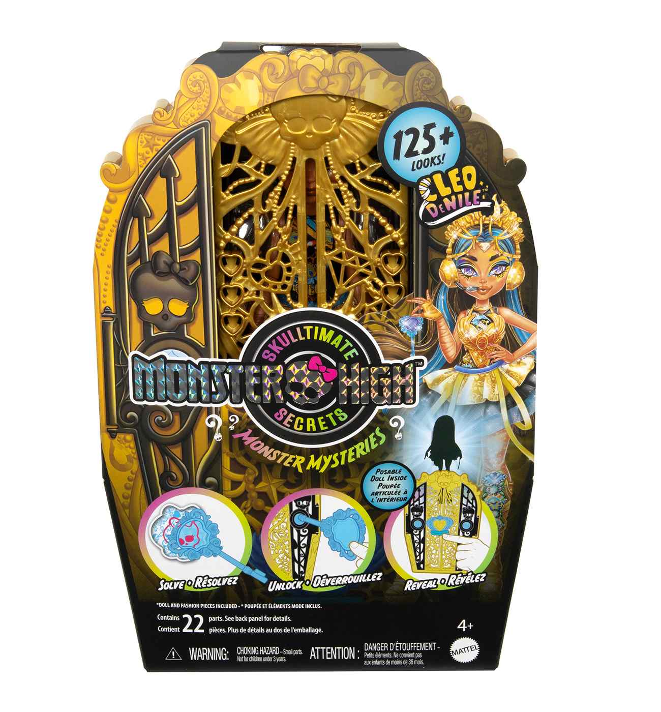 Monster High Skulltimate Secrets: Monster Mysteries Cleo DeNile Doll Playset; image 1 of 3