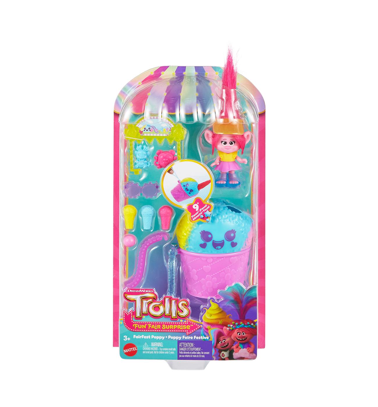 Trolls Fun Fair Surprise FairFest Queen Poppy Doll Playset; image 1 of 2