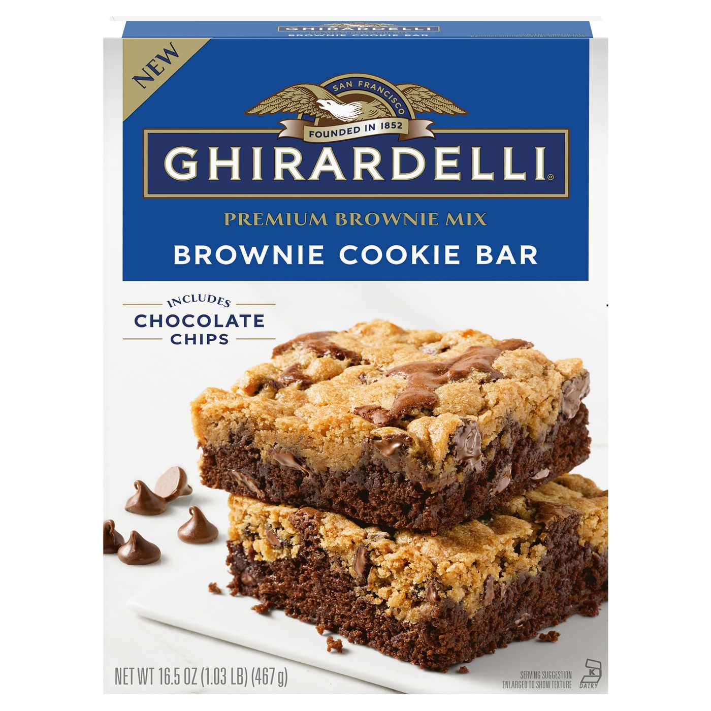 Ghirardelli Brownie Cookie Bar Mix; image 1 of 2