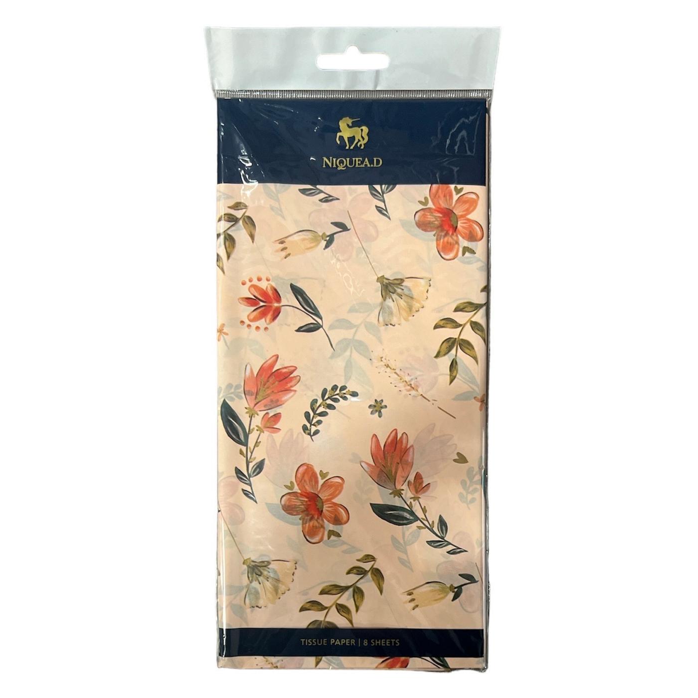 NIQUEA.D Floral Tissue Paper; image 1 of 2