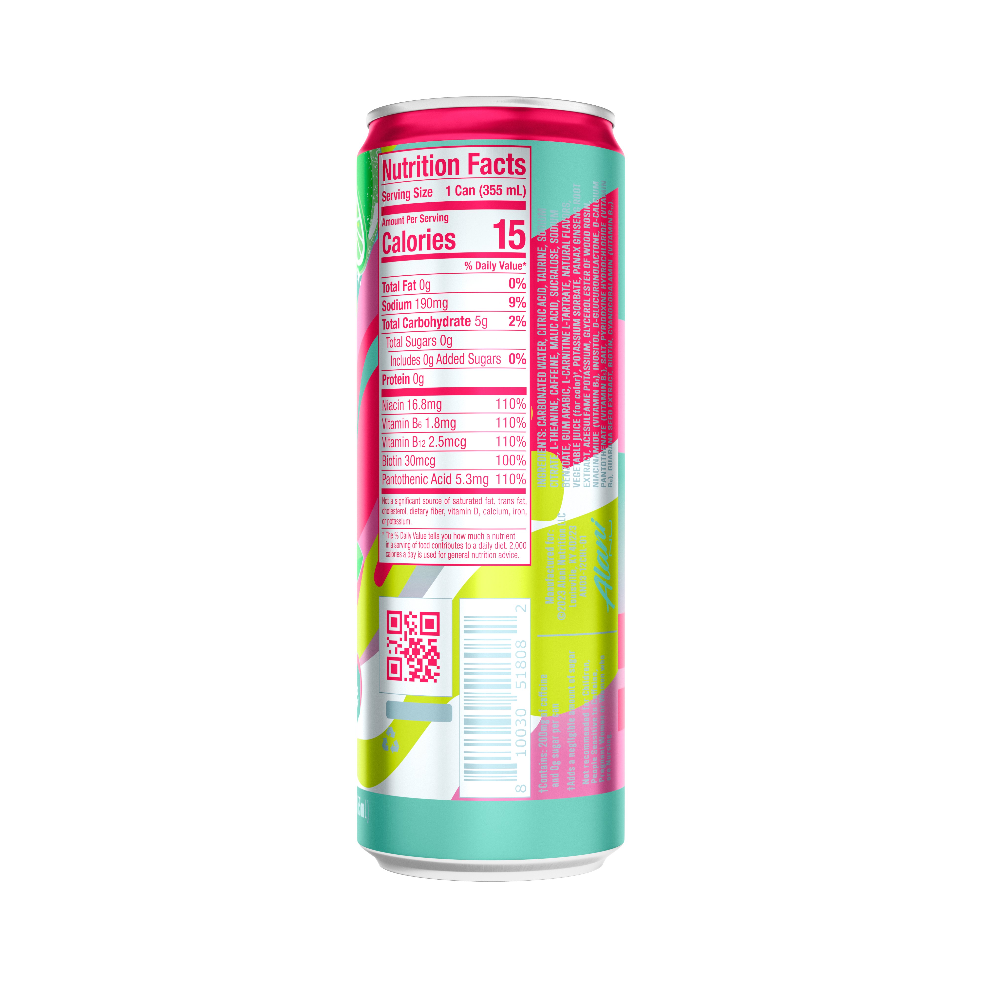 Alani Nu Zero Sugar Energy Drink - Cherry Twist - Shop Sports & Energy ...